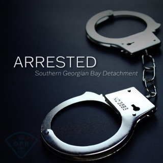 Handcuffs on a black background.