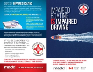 Impaired boating is impaired driving