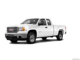 White pickup truck
