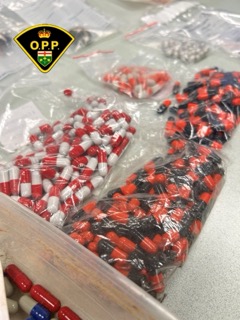 Pills in a plastic bag
