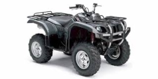Black four-wheeler with silver accents