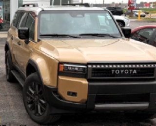 Gold Toyota SUV