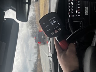 Dashboard display showing 106