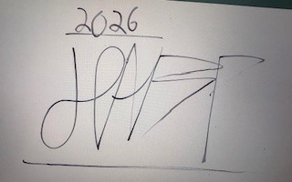 Sketch of the number 2026