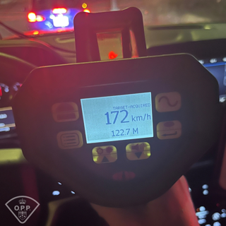 Target acquired 172 km/h 122.7 M