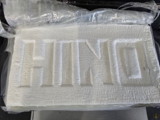 White powder in plastic wrap