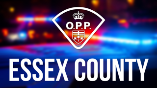 Ontario Provincial Police emblem over a blurred background